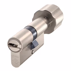 Cylindre porte à bouton Abus Bravus 2000 Grande qualité de barillet porte à haute résistance contre l'effraction Anti casse,  ...