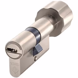 Cylindre serrure à bouton Abus Bravus 1000. Barillet de porte forte résistance aux tentatives de cambriolage. Idéal pour sécu ...