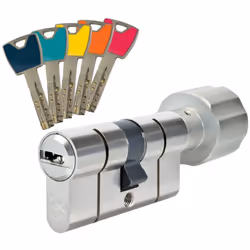 Description générale Le barillet de serrure à bouton ABUS P12RPS est un modèle de sécurité supérieur, conçu pour résister aux ...