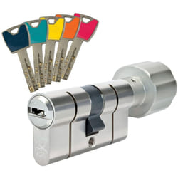 Abus - Cylindre à bouton P12RPS 30boutonx30 alu avec 5 clés couleurs réversibles