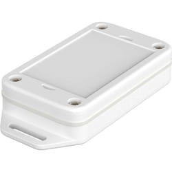 Bopla - bl 704015 WL2 DO-9003 bolinkset 16174363.HMT1 Cloche à bride 70.4 x 42.4 x 17.2 Polycarbonate V0 blanc 1 pc(s)
