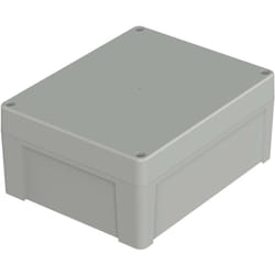 Euromas x, xt 241911 7035 07524191 Boîtier électronique 240 x 193.30 x 105.60 abs gris clair (ral 7035) 1 pc(s) D082822 - Bopla