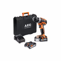 Présentation : La Perceuse percussion AEG 18V Pro Lithium - 2 batteries 2.0Ah - 1 chargeur BSB18C2LI-202C , vous permet de pr ...