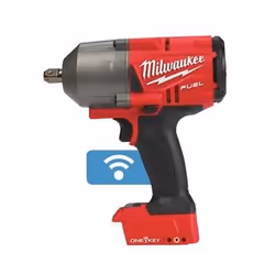 Milwaukee M18 ONEFHIWP12-0X, Visseuse à percussion, Poignée de pistolet, 1/2", Noir, Rouge, Sans brosse, 1800 tr/min