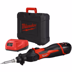 Description générale Ce fer à souder sans fil Milwaukee M12 SI-201C est un outil pratique et performant, idéal pour vos proje ...