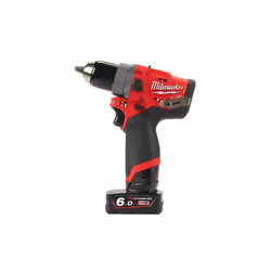 Perceuse visseuse MILWAUKEE FUEL M12 FDD-602X - 2 batteries 12V 6.0 Ah - 1 chargeur C12C 4933459820