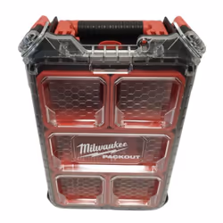 Description générale Le Organiseur Compact PACKOUT™ Milwaukee 4932464083 est conçu pour offrir une solution de rangement robu ...