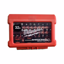 Description générale Conçu spécialement pour les visseuses et outils à chocs™, le coffret SHOCKWAVE Impact Duty™ de Milwaukee ...