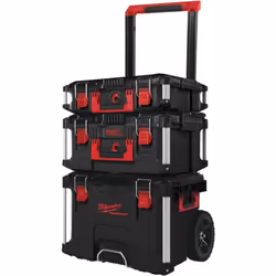 Description générale Le système de rangement modulaire PACKOUT™ de Milwaukee est robuste, étanche et conçu pour les professio ...
