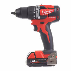 Milwaukee M18 CBLPD-202C, Perceuse à poignée pistolet, 1,3 cm, 5,2 cm, 1,3 cm, 1,6 cm, 500 tr/min