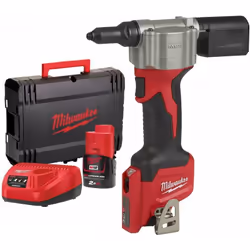 Description générale La riveteuse sans fil Milwaukee M12 BPRT-201X est conçue pour offrir une solution efficace et ergonomiqu ...
