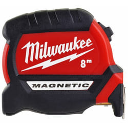 Milwaukee 4932464600 mètre à ruban 8 m Noir, Rouge