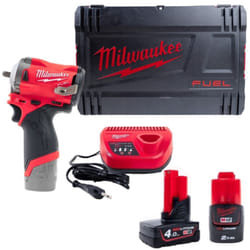 M12FIW38-422X Boulonneuse à chocs 12V 3/8 339Nm (1×4,0Ah + 1×2,0Ah) - Milwaukee