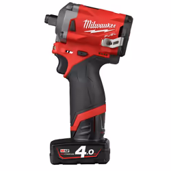 Milwaukee M12 FIWF12-422X, 1/2", 2700 tr/min, 3200 IPM, Batterie, 12 V, Lithium-Ion (Li-Ion)