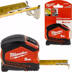 Description générale Le mètre à ruban Autolock Milwaukee de 5 mètres est conçu pour offrir confort et durabilité sur le chant ...