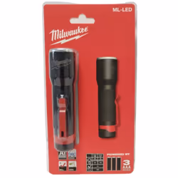 La lampe de torche alcaline Milwaukee ML-LED est dotée de la fonctionnalité TRUEVIEW avec sa puissance de 325 Lumens qui lui  ...