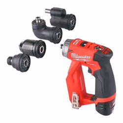 Milwaukee M12 FDDXKIT-202X, Perceuse à poignée pistolet, Sans brosse, 1 cm, 1600 tr/min, 2,8 cm, 1 cm