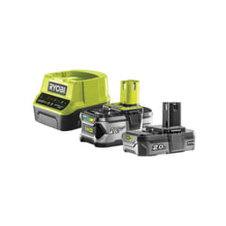 2 batteries 18V LithiumPlus One+ 4.0 Ah/ 2.0Ah - 1 chargeur rapide RC18120-242G - Ryobi