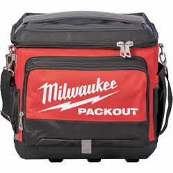 Description générale Glacière de chantier Milwaukee Packout 380 x 240 x 330 mm, conçue pour être une solution de stockage mod ...