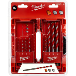 Milwaukee - Set de 8 forets à béton Premium 4932471192