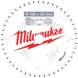 Milwaukee CSB P W 160 x 20 x 2.2 x 48T Circular Saw Blade