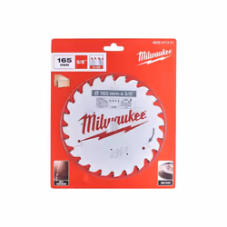Lame de scie circulaire MILWAUKEE Bois - Ø 165 x 15.87 x 1.6 x 24 dents - 4932471311