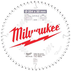 Milwaukee CSB MS W 254 x 30 x 3.0 x 60T Circular Saw Blade