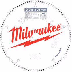 The Milwaukee 305 x 30 x 3.0 x 100T Circular Saw Blade is constructed from laser cut steel to ensure precision and accuracy.  ...