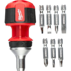 Milwaukee - Tournevis compact à cliquet 8 en 1 polyvalence indispensable pour les professionnels