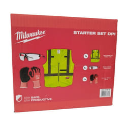 Milwaukee - 4932479959 - Ensemble d'équipements gilet gants et lunettes - set -