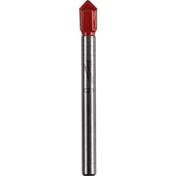 Milwaukee - Forets tête carbure extrêmement résistant pour Carrelage, Verre, Miroir et Céramique Taille: 6 x 60 mm