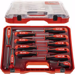 Jeu de 12 tournevis dans un étui Produit original de la célèbre entreprise Milwaukee ® Numéro d'article : 4932472003 Nombre d ...