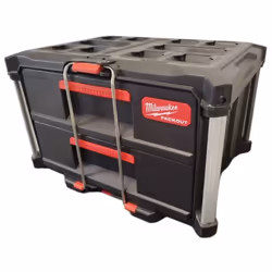 Description générale Le coffret 2 tiroirs PACKOUT™ de Milwaukee est conçu pour offrir un accès facile à vos outils, même lors ...