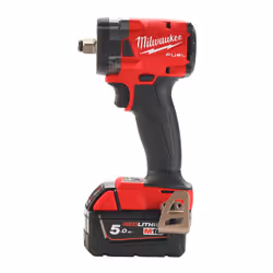 Milwaukee M18FIW2F38-0X, Visseuse à percussion, Poignée de pistolet, Noir, Rouge, 2400 tr/min, 34 N·m, 339 N·m