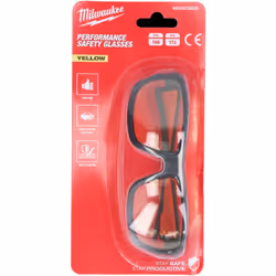 Contenu de la livraison: - 1x Lunettes de sécurité Milwaukee Performance Safety Glasses Yellow Description du produit: Ces lu ...