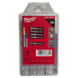 Milwaukee - 4932479088 Set de 35 lames de scie sauteuse bois et métal