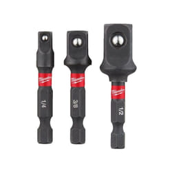 Adaptateur shockwave Jeu de 3 pièces : 1/4' - 3/8' - 1/2'