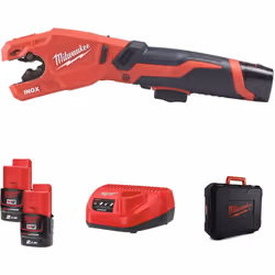 Le coupe tube RAPTOR™ MILWAUKEE® est le premier coupe-tube 12 V au monde capable de couper les tubes en cuivre, acier inoxyda ...