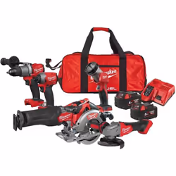 Description générale Le pack M18 FPP6K2-502B de Milwaukee est idéal pour les professionnels et les bricoleurs exigeants. Il c ...