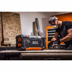 Radio AEG BRSP 18-0; 18 V (sans batterie et chargeur)