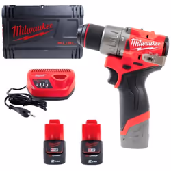 Perceuse-visseuse à percussion sans fil compacte 152mm qui permet un accès dans les espaces restreints. Cette perceuse-visseu ...
