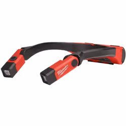 Lampe tour de cou 4V, 3Ah, 400 Lumens Milwaukee Éclairage TRUEVIEW haute définition de 400 Lumens Jusqu’à 8 heures d’autonomi ...