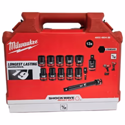 Description générale Le jeu de douilles 1/2 SHOCKWAVE IMPACT DUTY de Milwaukee est conçu pour offrir une résistance et une du ...