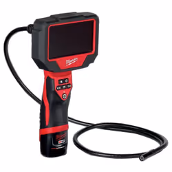 Caméra d'inspection sans fil avec écran LCD 4,3" rotatif à 270°, offrant des images nettes. Fonctionne avec une batterie 12V. ...