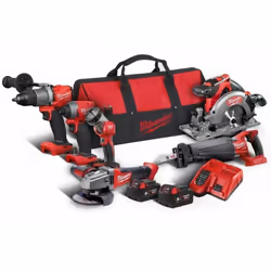 Milwaukee - Powerpack 6 Outils 18V Fuel M18 FPP6F3-502B 4933480875