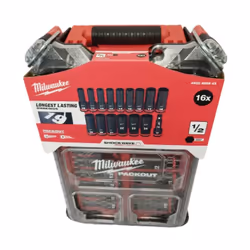 Description générale Ce coffret de 16 douilles longues 1/2" Shockwave Impact Duty est idéal pour le montage et le démontage d ...