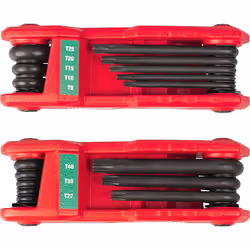 Chaque clé est fabriquée en acier de haute qualité, garantissant une résistance optimale. L'ergonomie soignée assure une pris ...