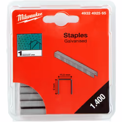 Agrafes pour Taker T50/ 6mm Produit original de la célèbre société Milwaukee ® Numéro d'article : 4932459145 Quantité dans le ...