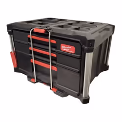 Description générale La mallette à outils Milwaukee PACKOUT 2 + 1 Drawer Tool Box offre un accès facile aux outils, même lors ...