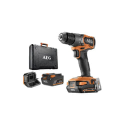 AEG - Perceuse-visseuse à percussion 18V Brushless - Batteries 4,0Ah et 2.0Ah - Chargeur - BSB18SBL2-X02